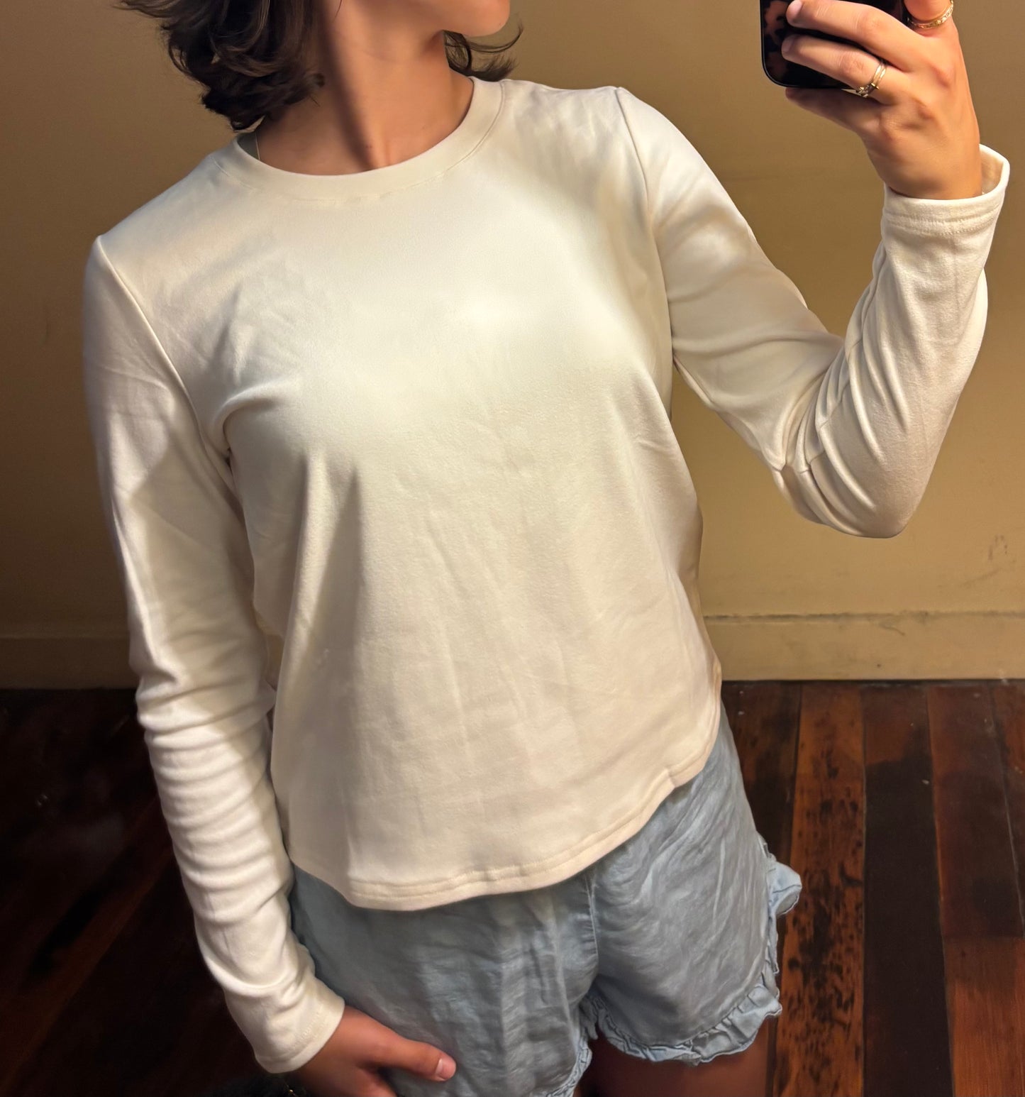 Basic Off White Long Sleeve