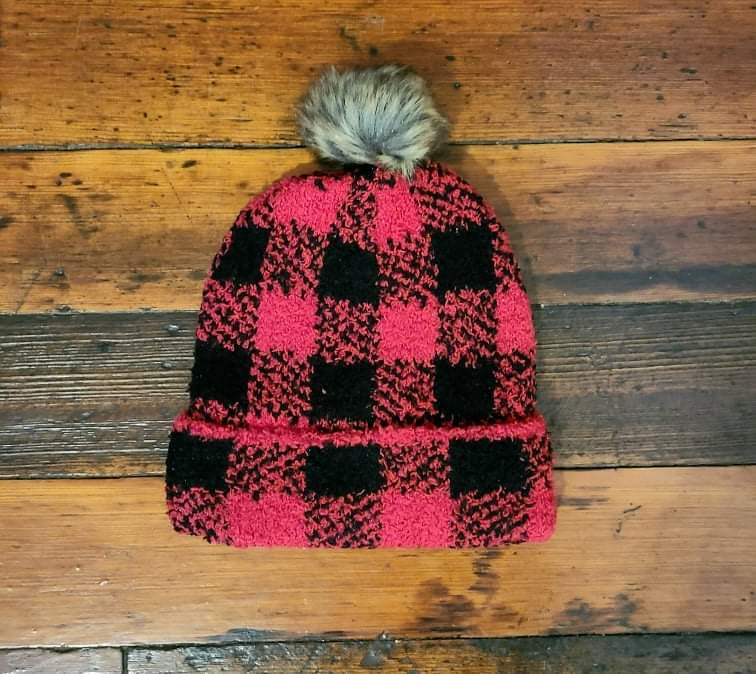 Buffalo Check Beanie