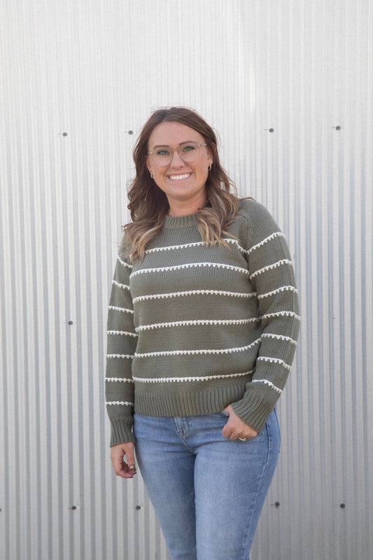 Blanket Stitch Sweater