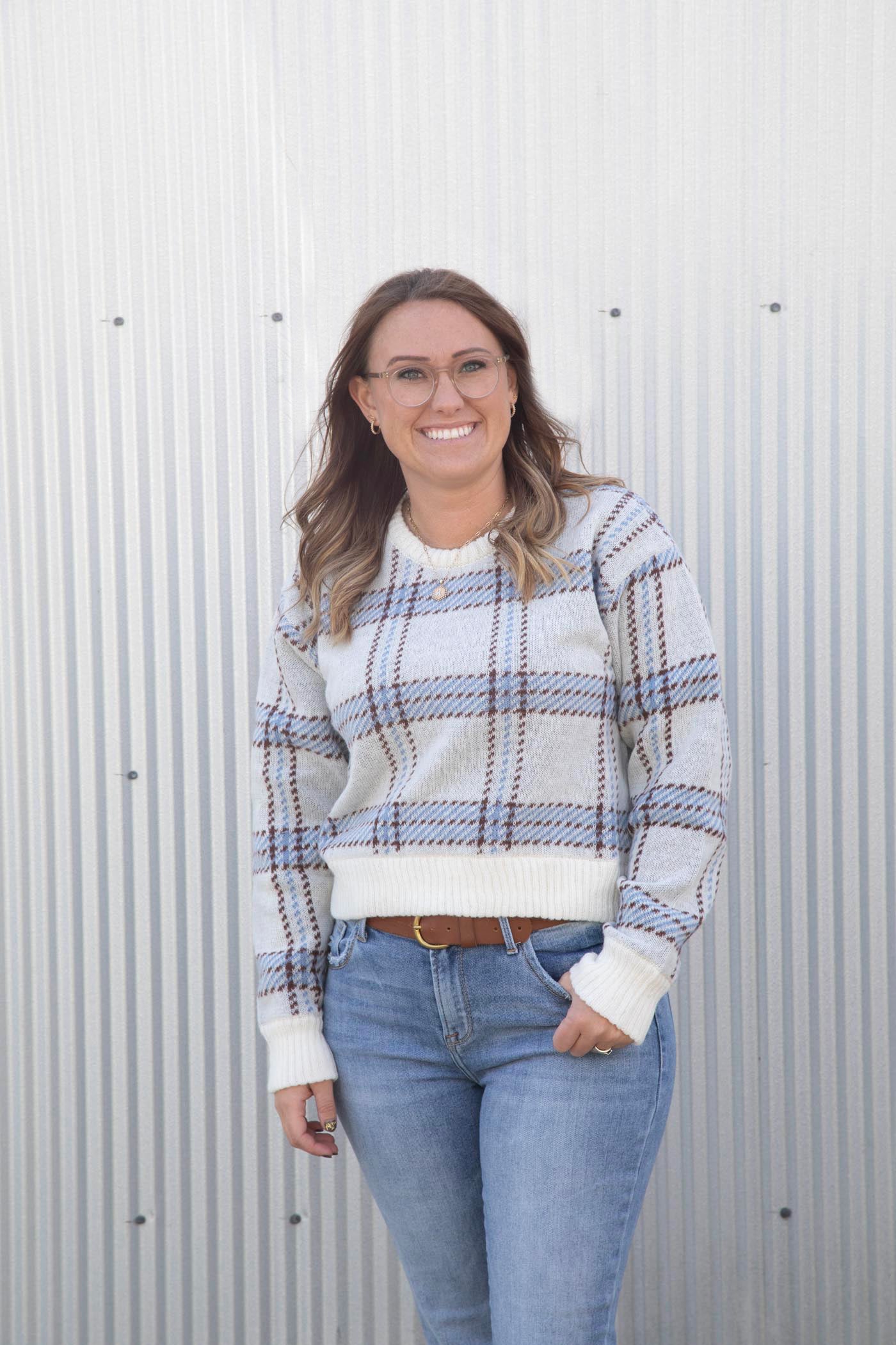 The Leighton Plaid Sweater