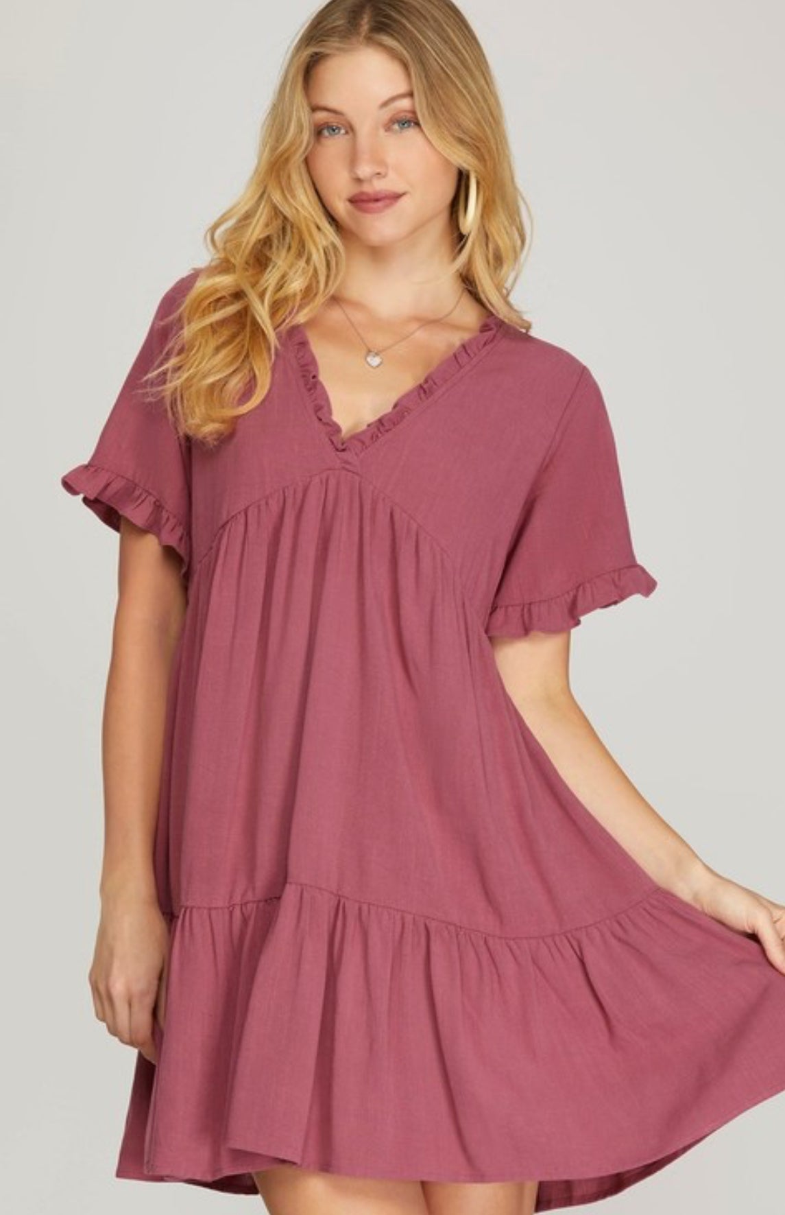 The Mauve Ruffle