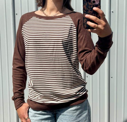 Blocked Striped Long Sleeve