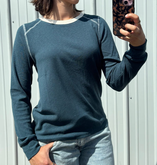 Dark Teal Crew Neck