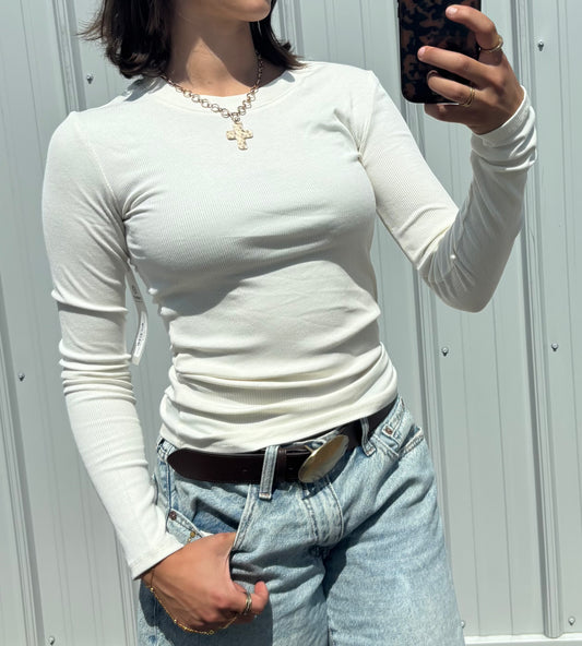 Essential Ribbed Top