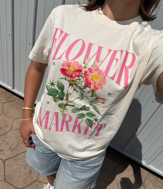Flower Market Tee