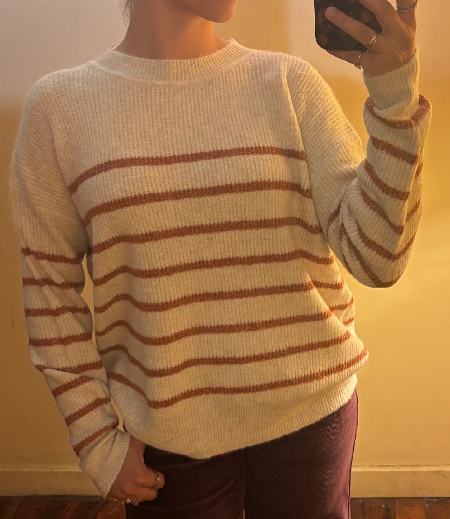 Relax Fit Striped Sweater