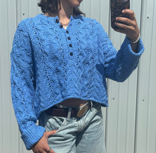Lennon Blue Sweater