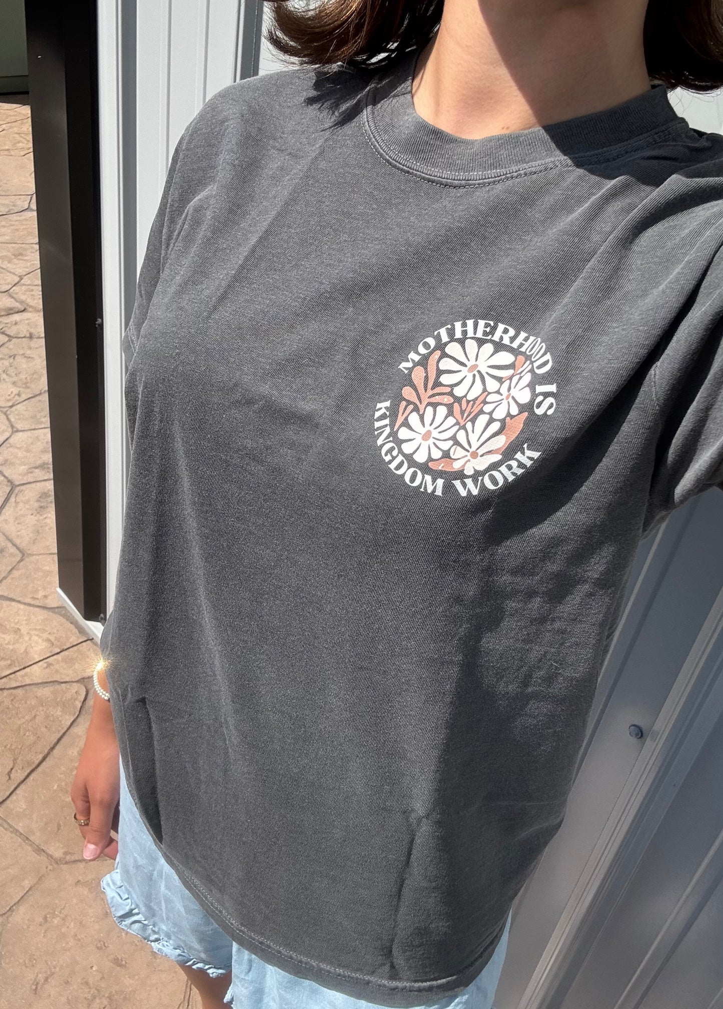 Motherhood is Kingdom Work Tee