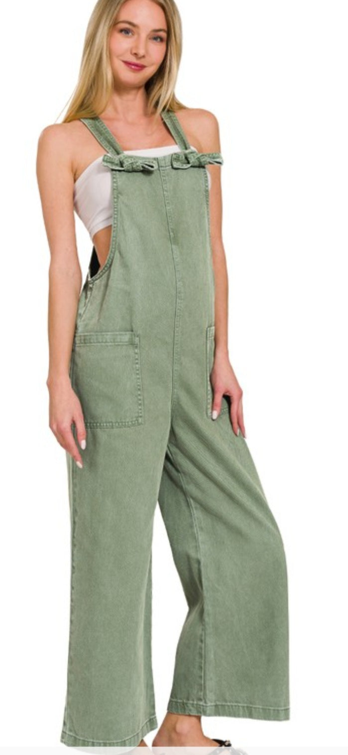 Emersyn Washed Knot Jumpsuit