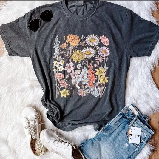 Vintage Wildflowers Tee