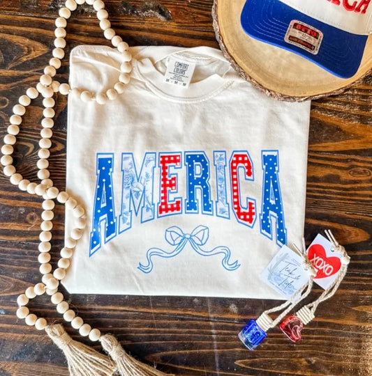 America Patchwork Tee