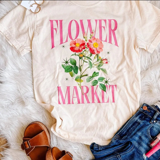 Flower Market Tee