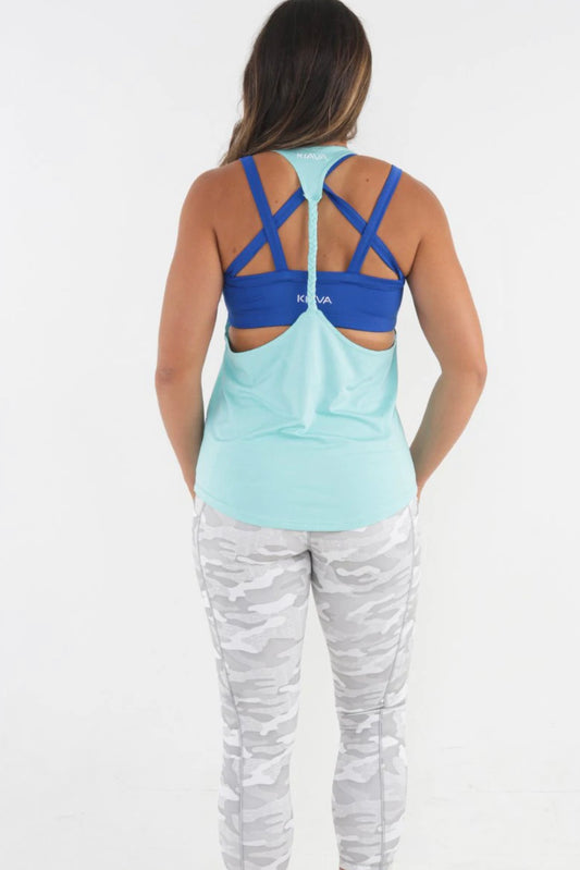 Aqua Braided Tank